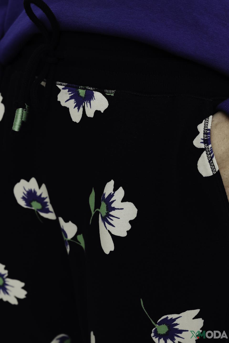 Брюки Oui с цветочным принтом