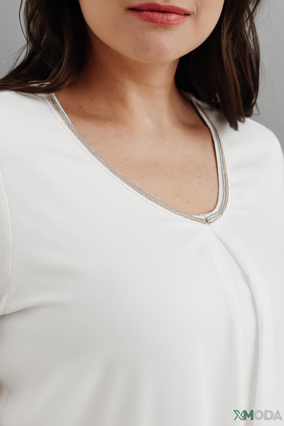 Блуза Frank Walder с V-образным вырезом