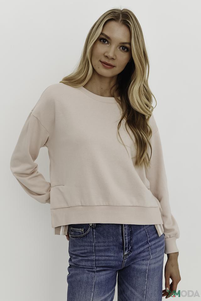 Толстовка Gaudi женская пудровая