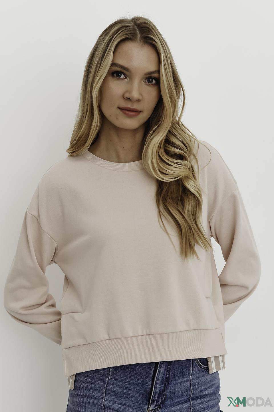 Толстовка Gaudi женская пудровая