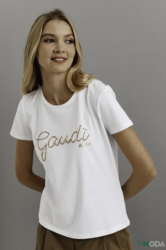 Футболка Gaudi женская с логотипом