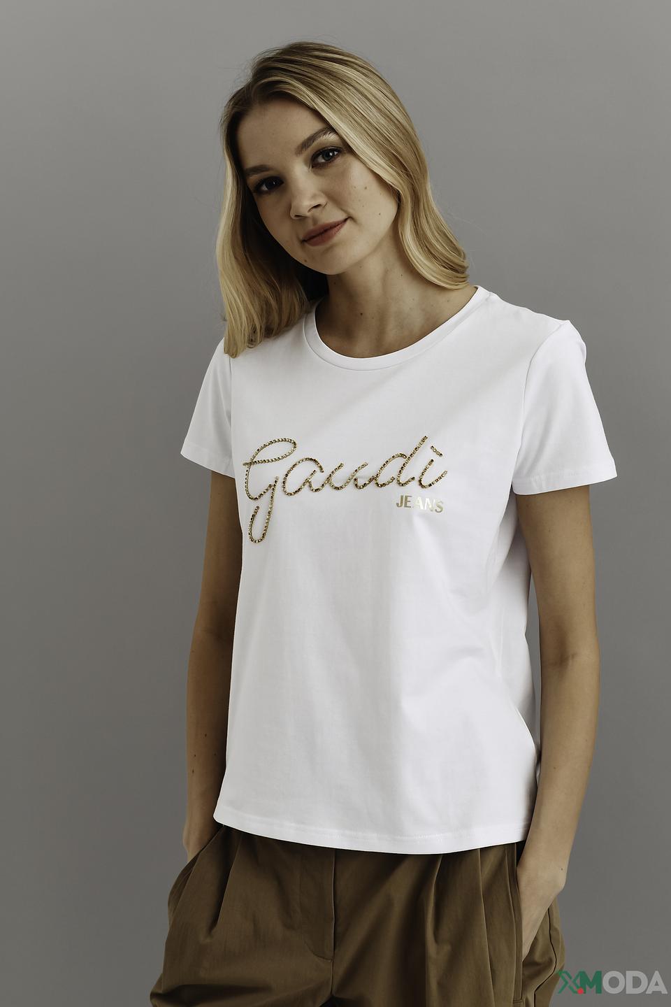 Футболка Gaudi женская с логотипом