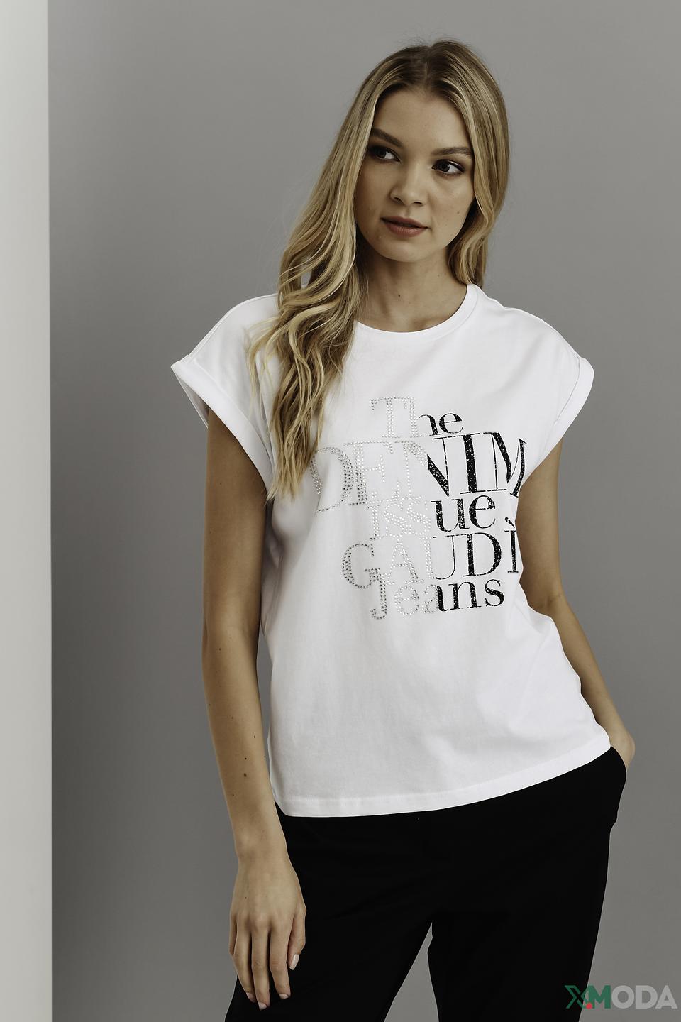 Футболка Gaudi женская с принтом