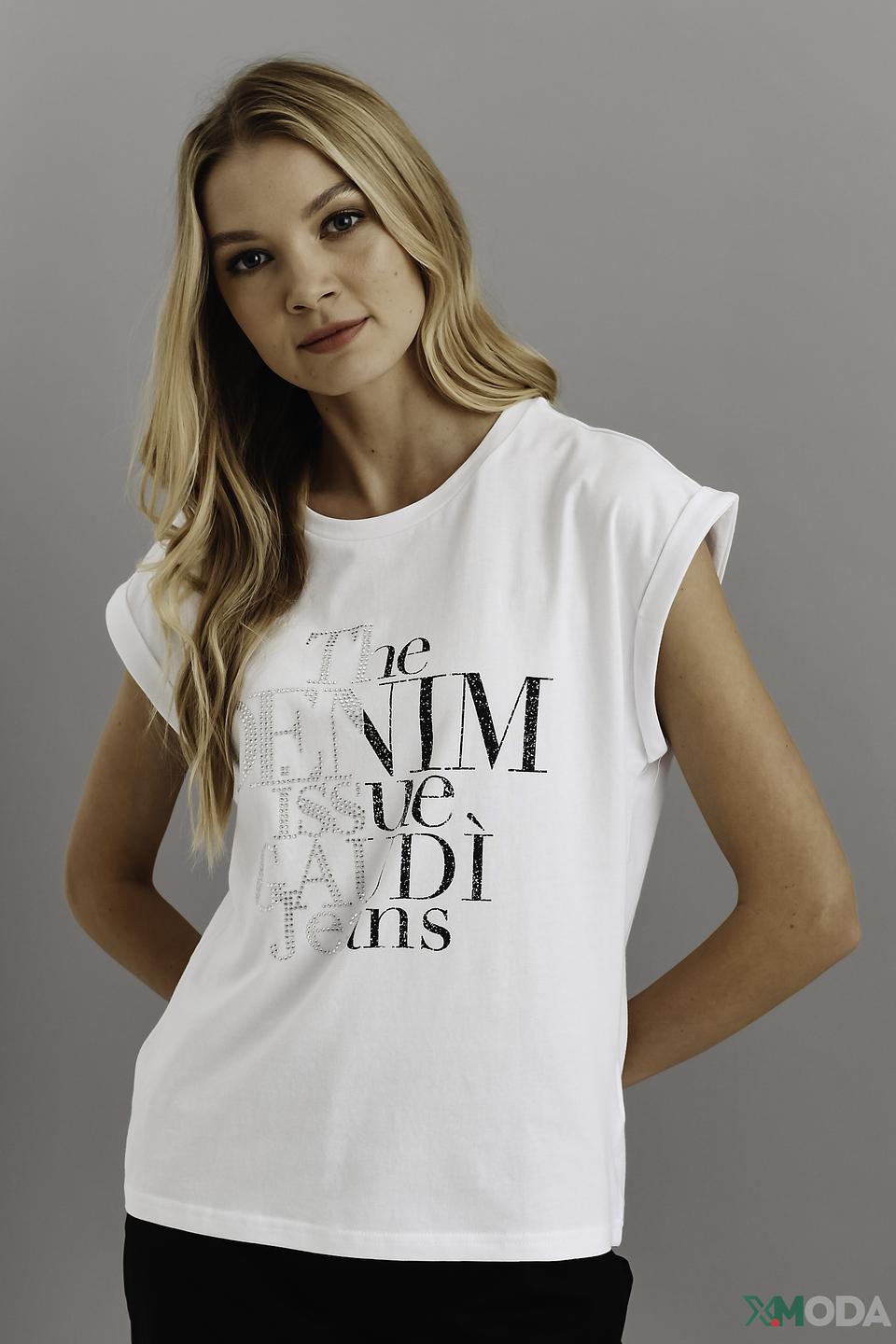 Футболка Gaudi женская с принтом