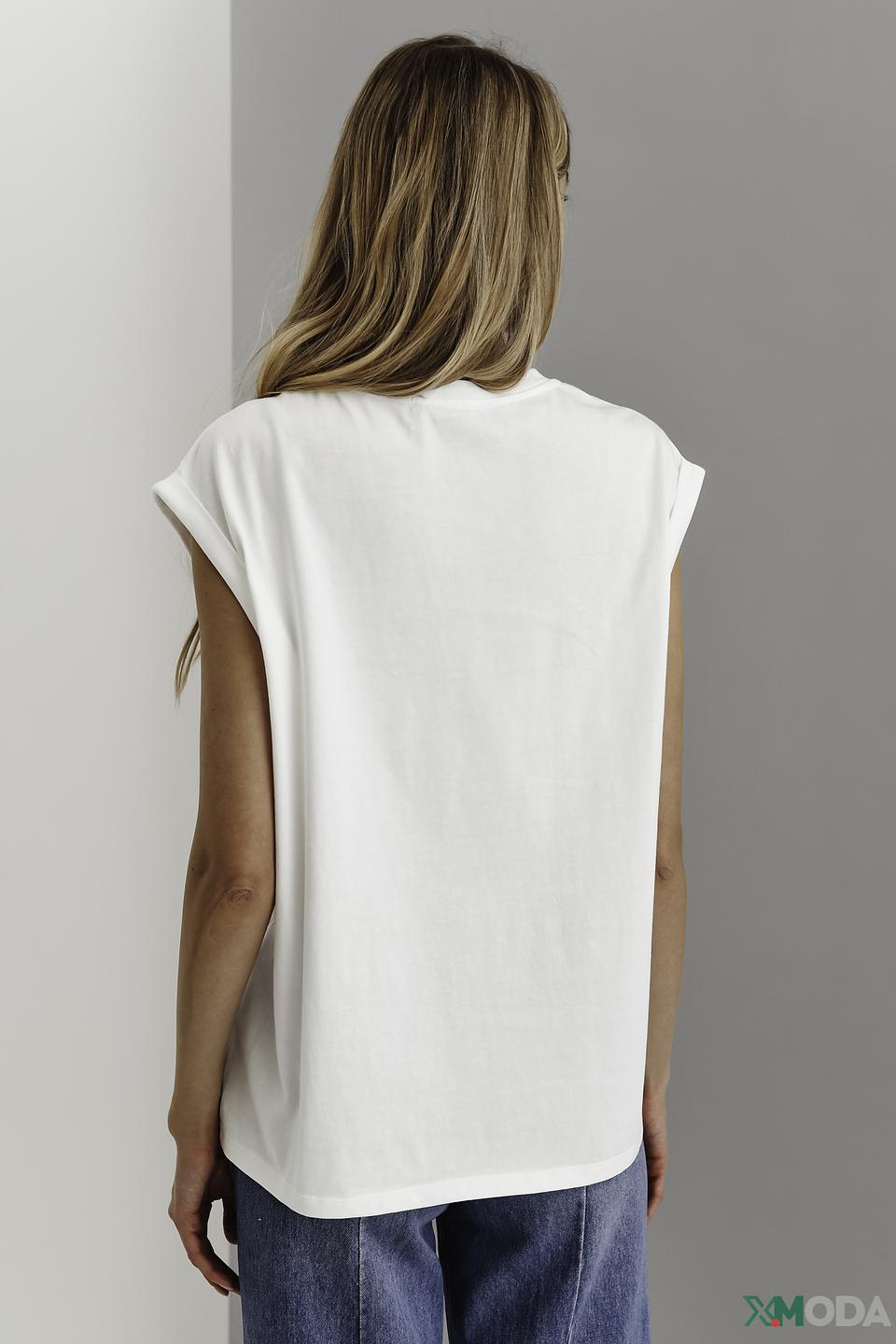 Футболка Twin Set с принтом "Attitude"