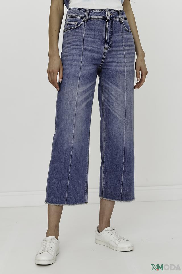 Джинсы Cinque с разрезами голубые