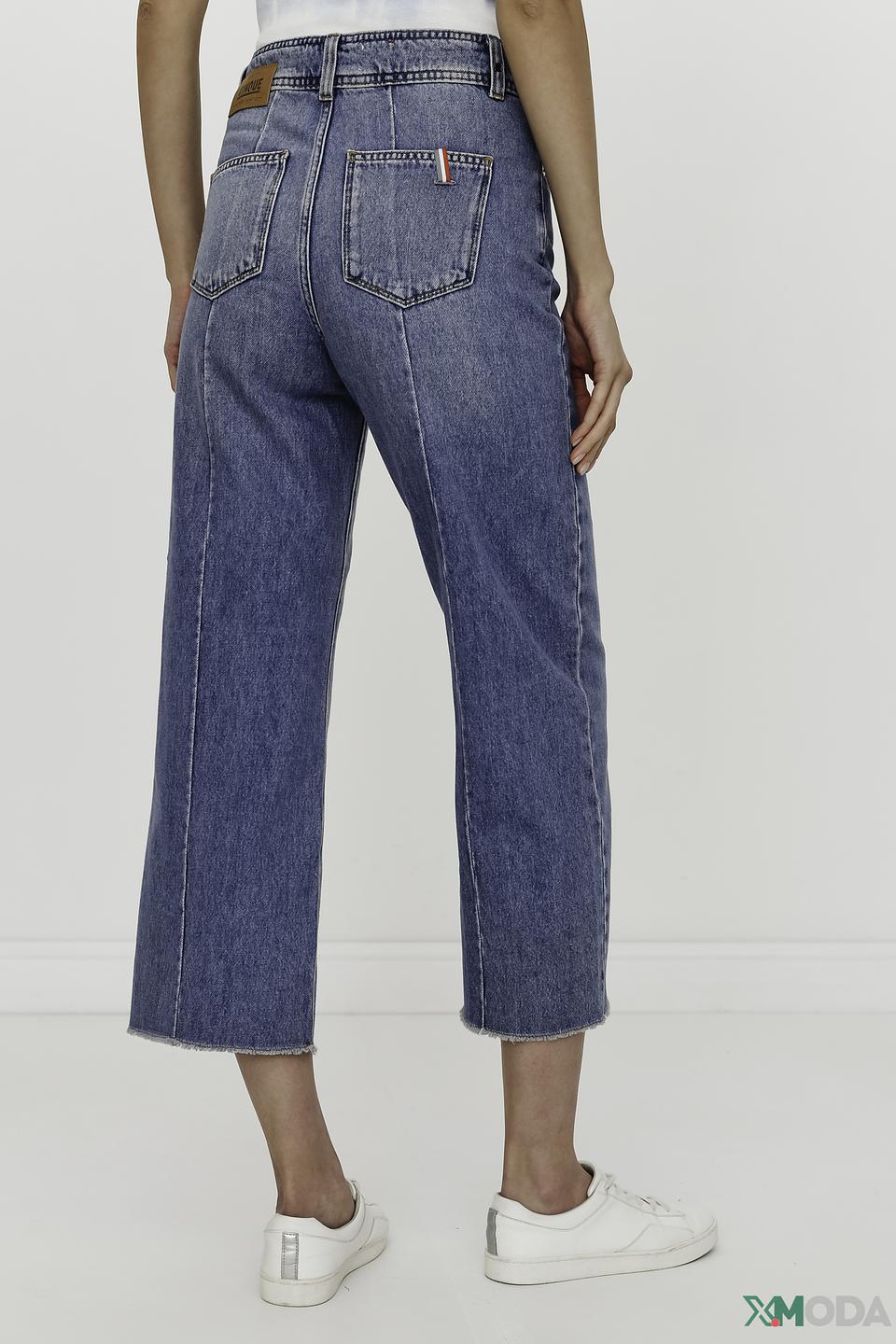 Джинсы Cinque с разрезами голубые