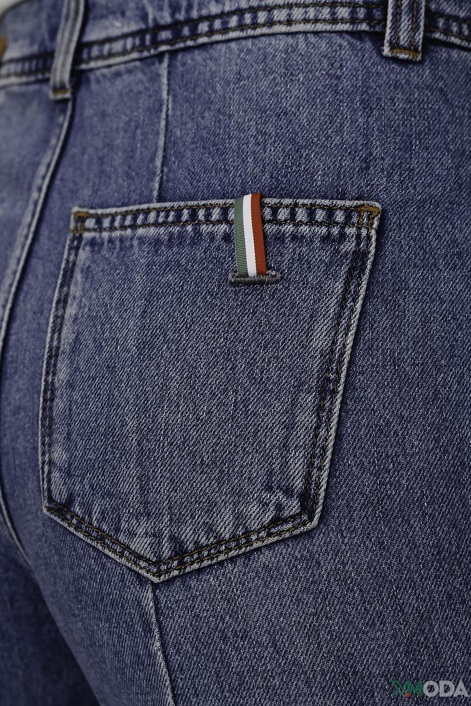 Джинсы Cinque с разрезами голубые