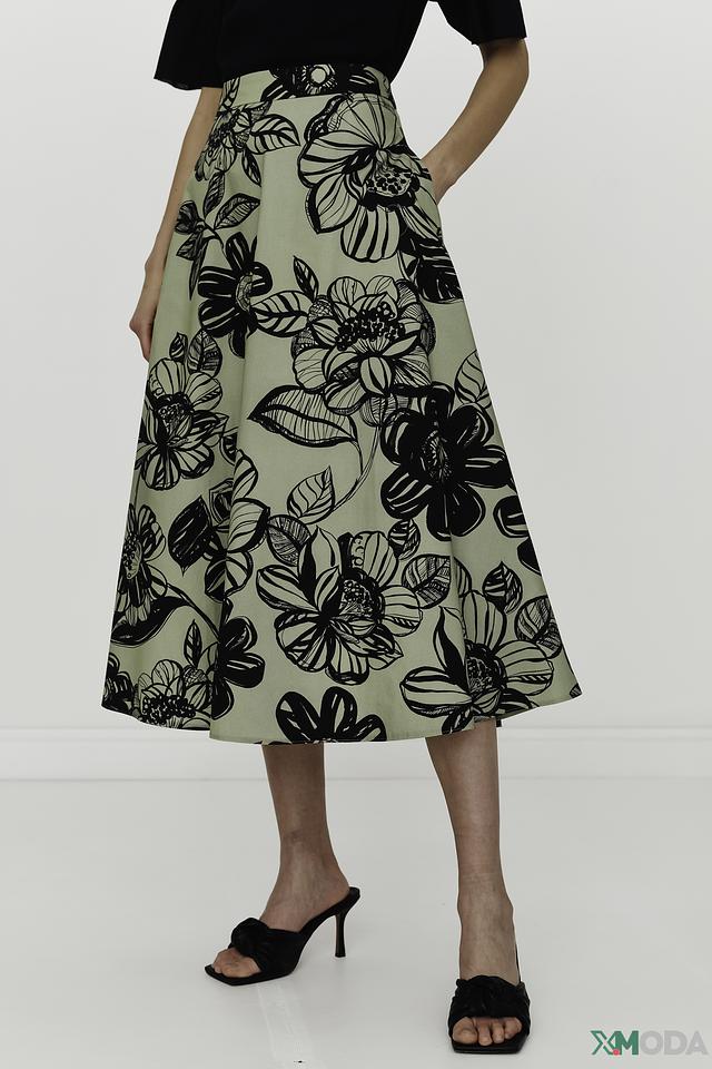 Юбка Luisa Cerano с цветочным принтом