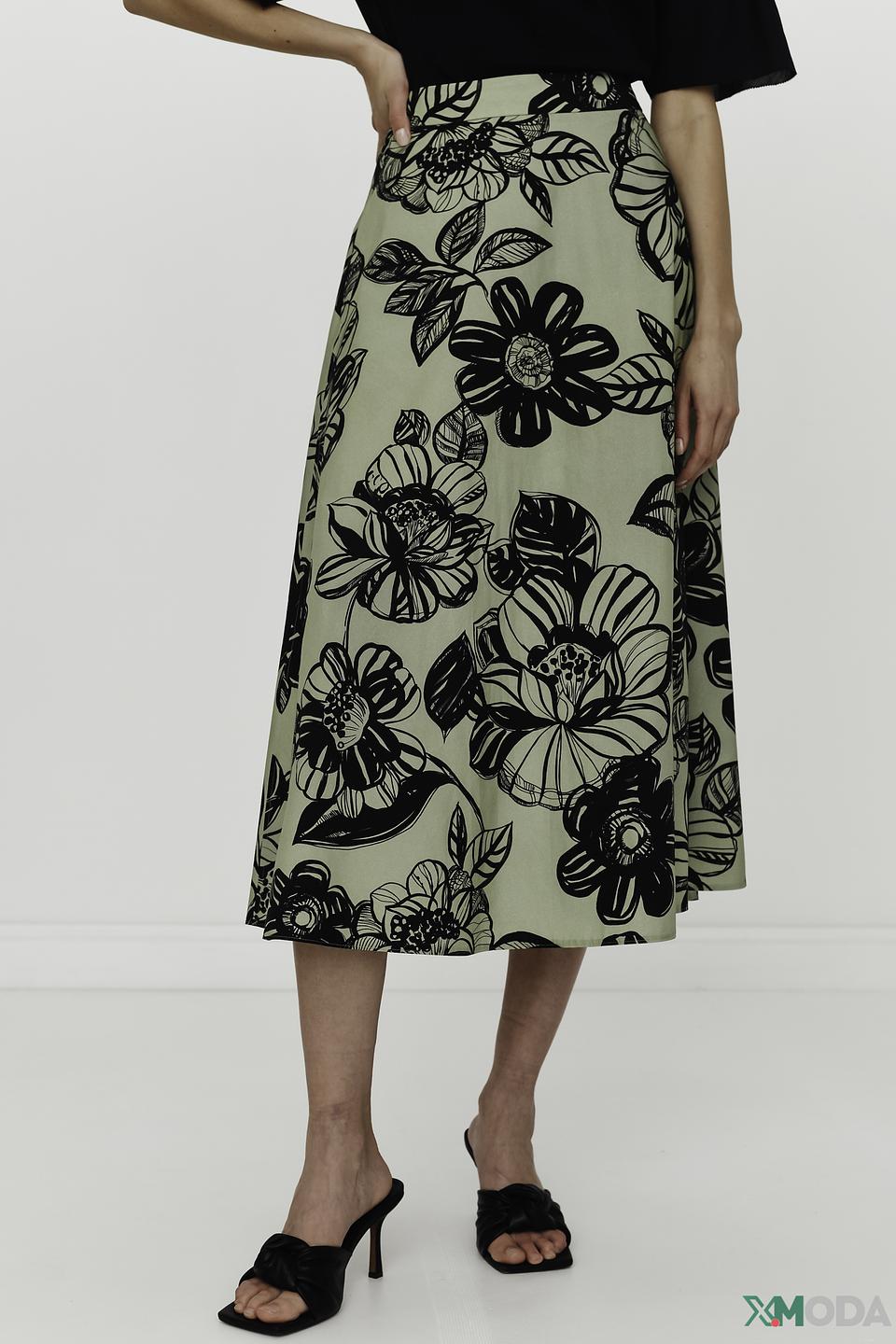 Юбка Luisa Cerano с цветочным принтом