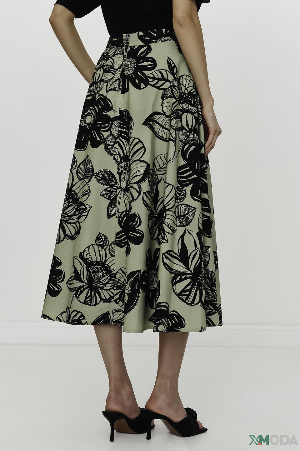 Юбка Luisa Cerano с цветочным принтом