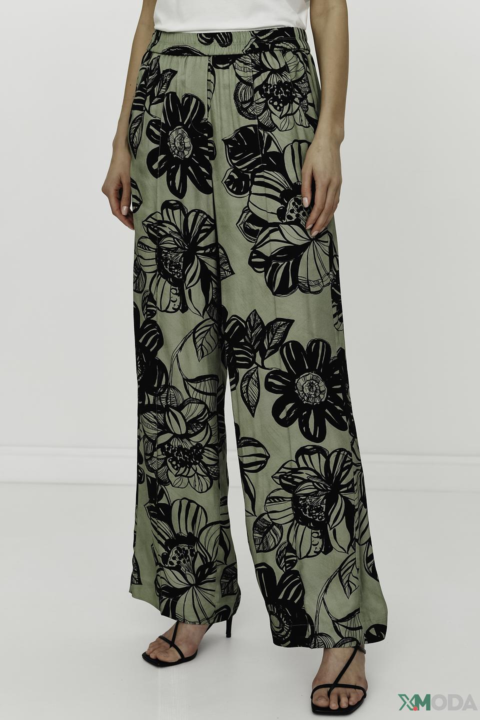 Брюки Luisa Cerano с цветочным принтом