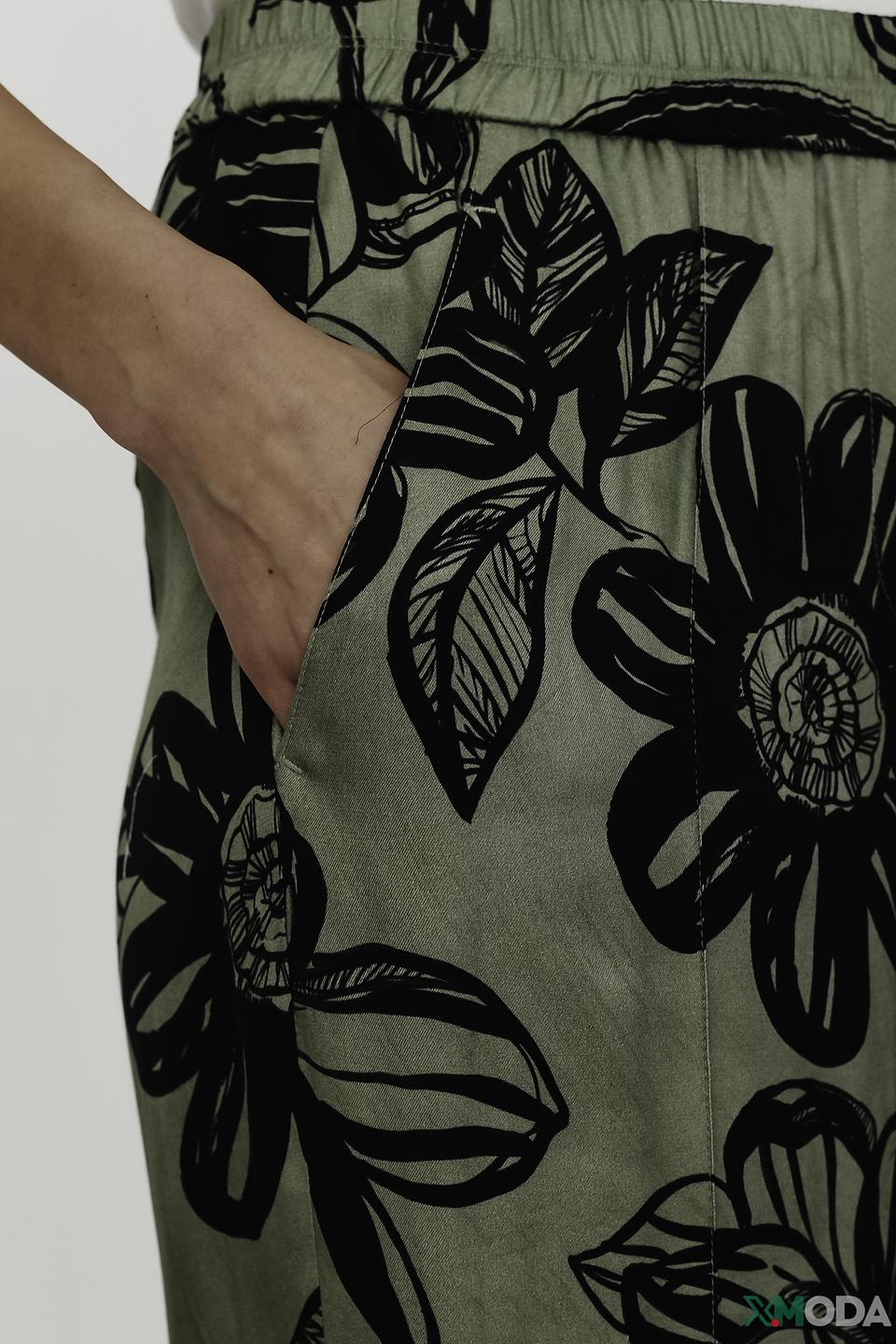 Брюки Luisa Cerano с цветочным принтом