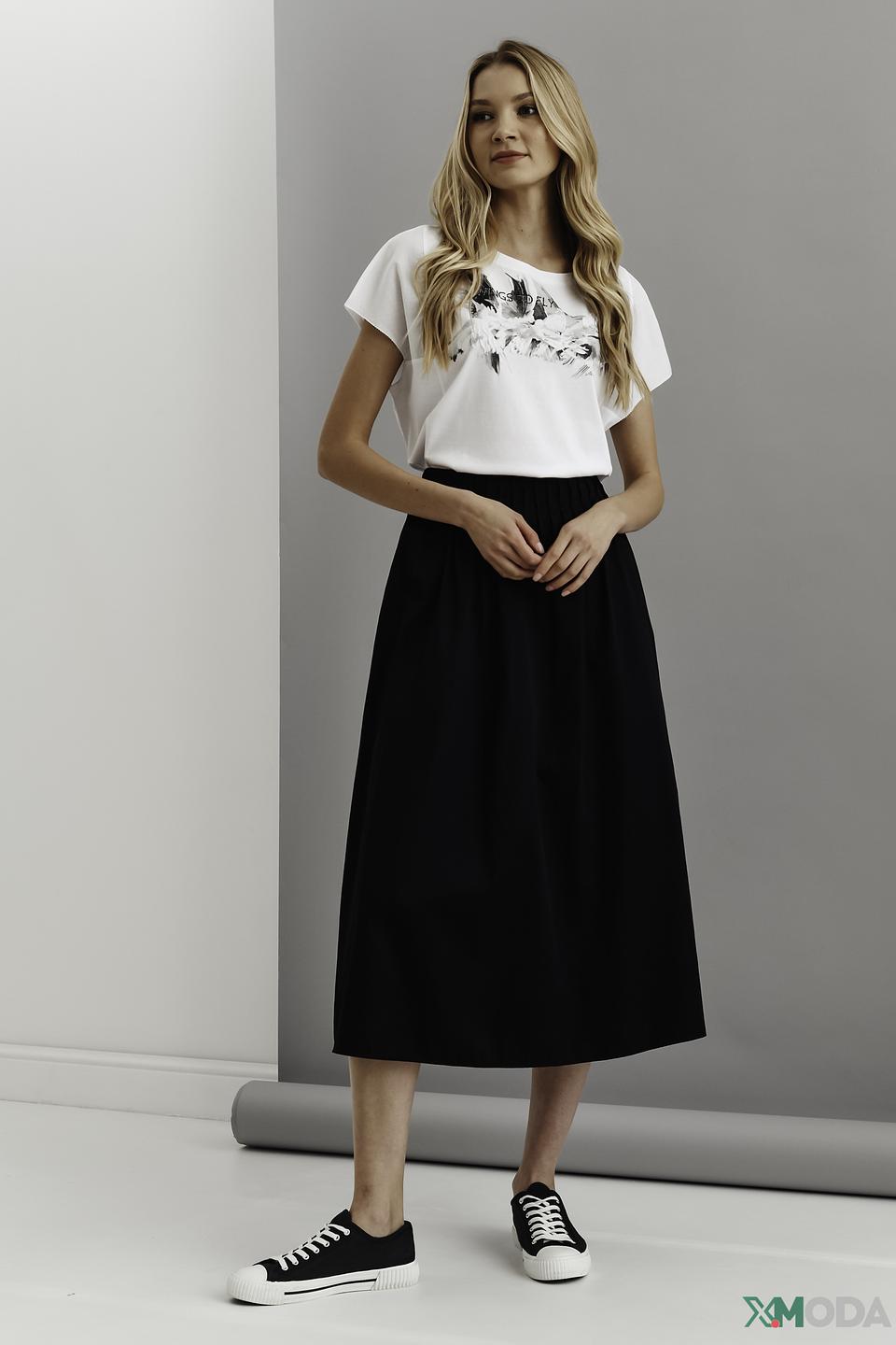 Юбка Marc Cain чёрная, миди