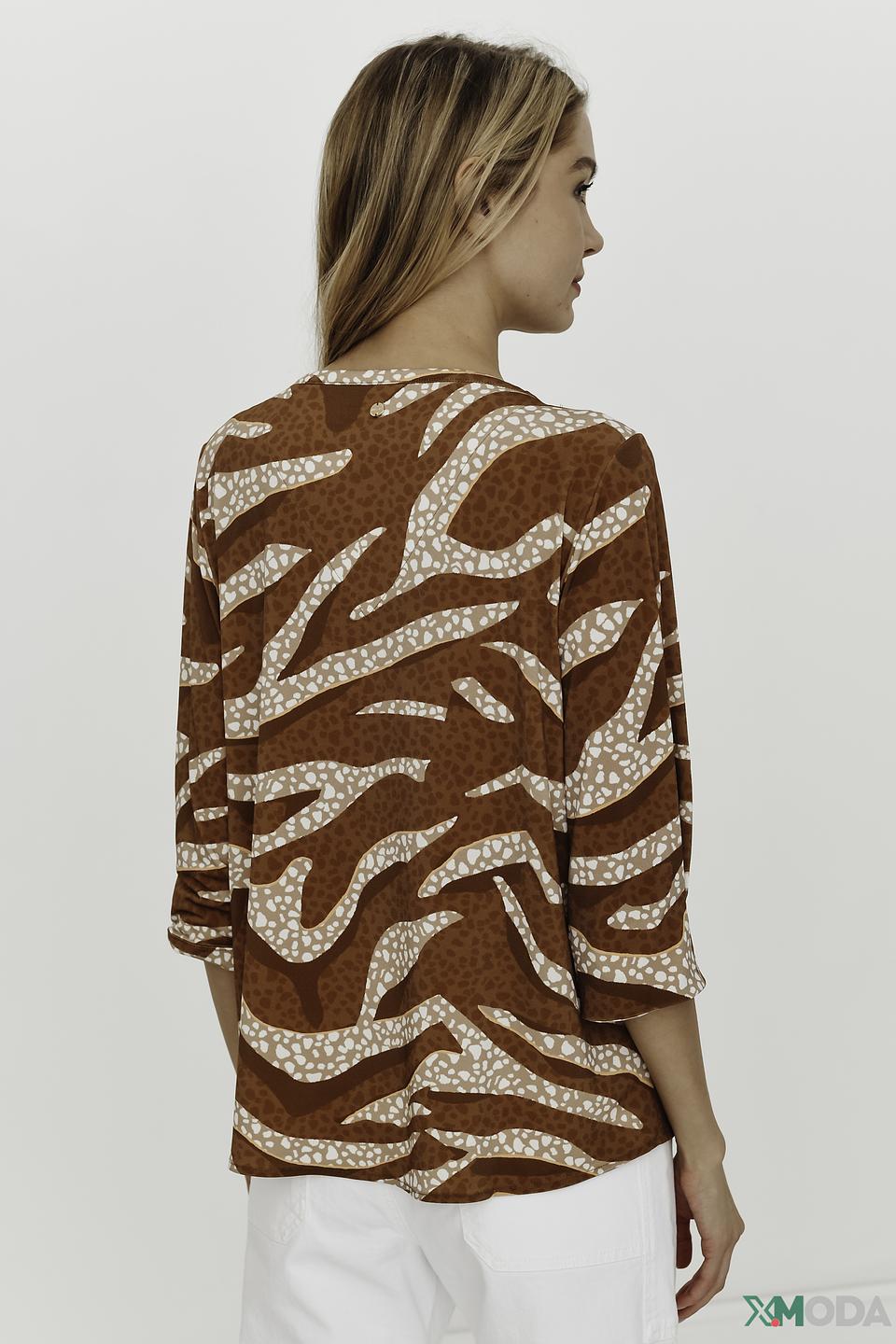 Блуза Marc Cain принт зебра