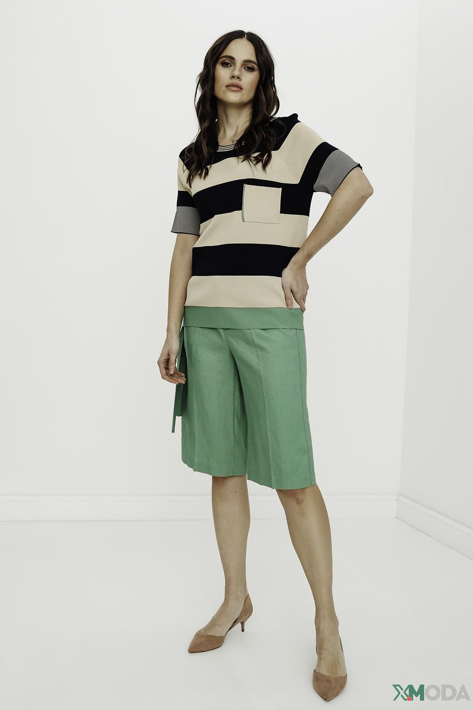 Шорты Oui зелёные