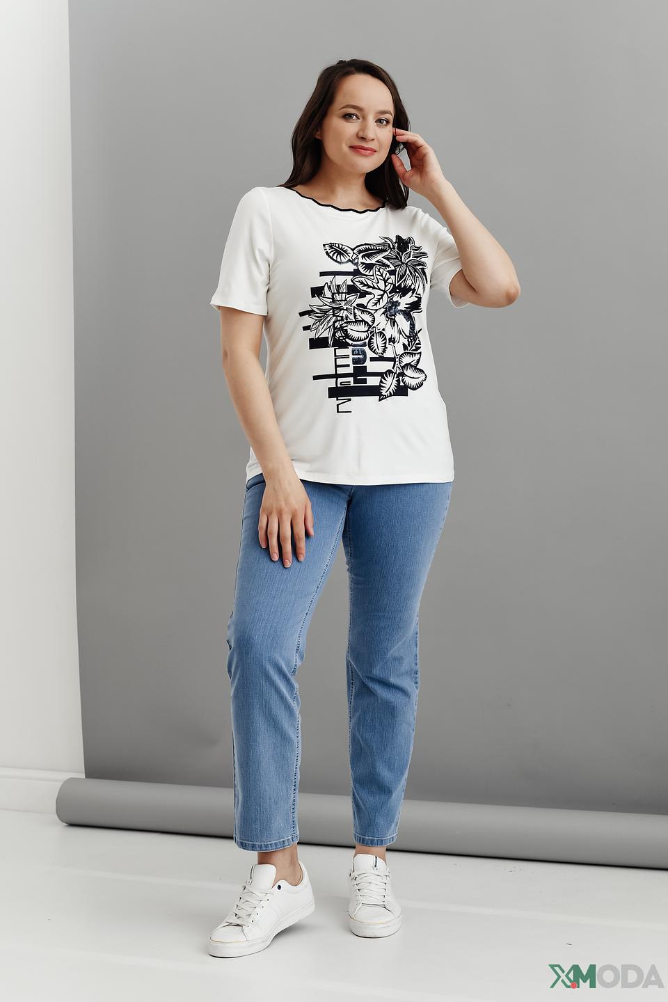 Футболка Barbara Lebek с принтом