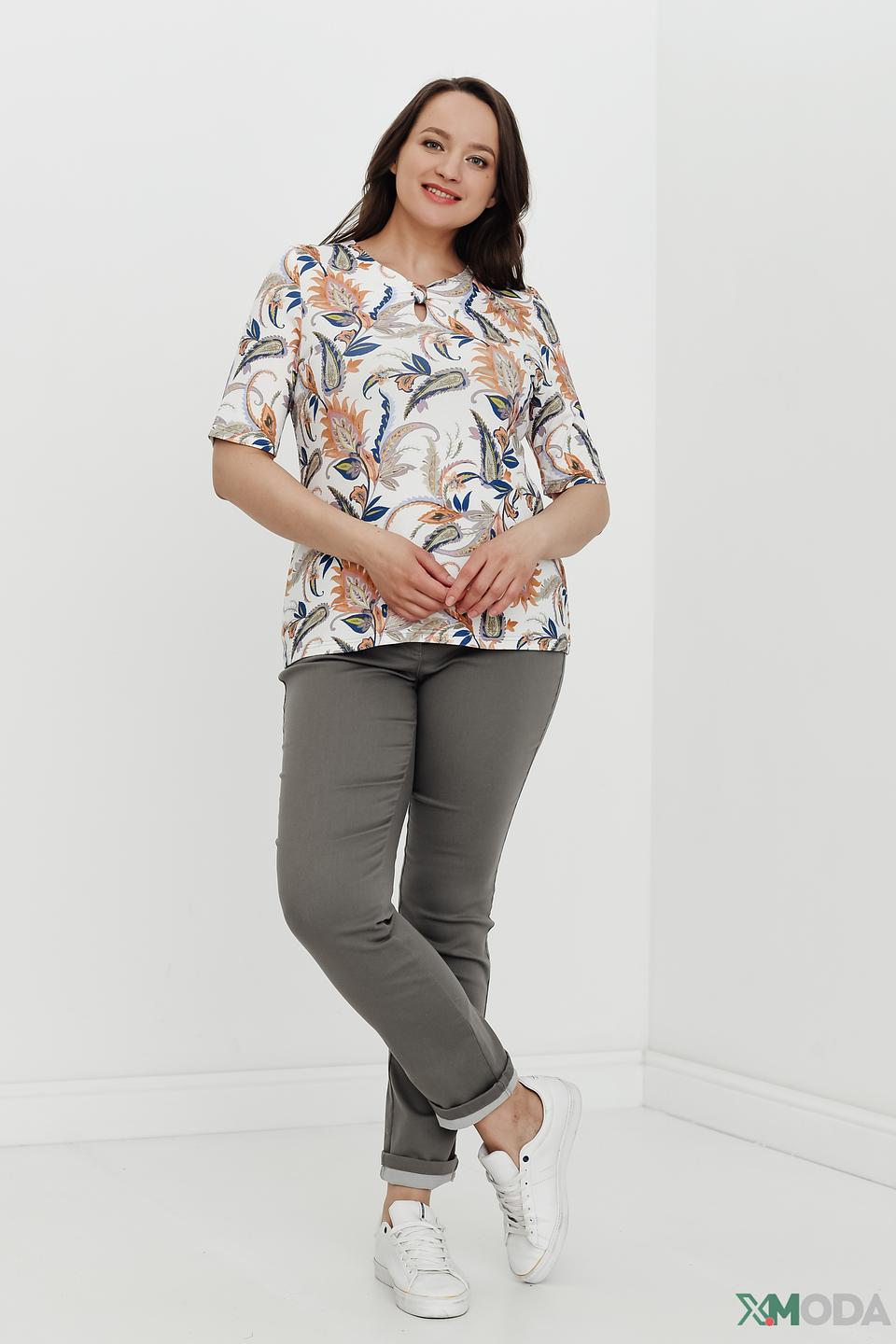 Блуза Lebek с принтом пейсли