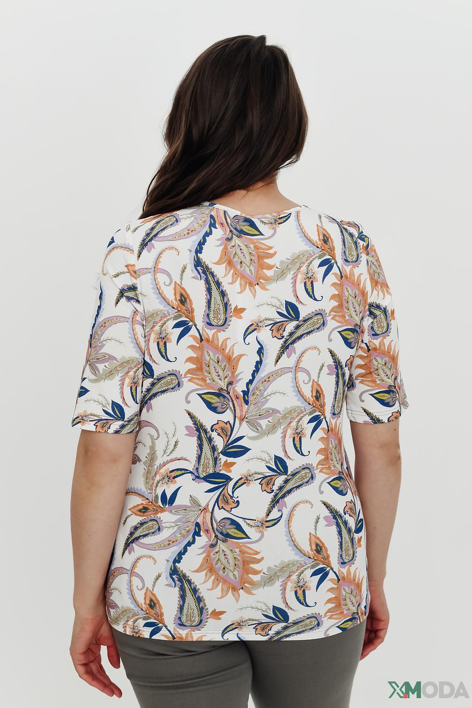 Блуза Lebek с принтом пейсли