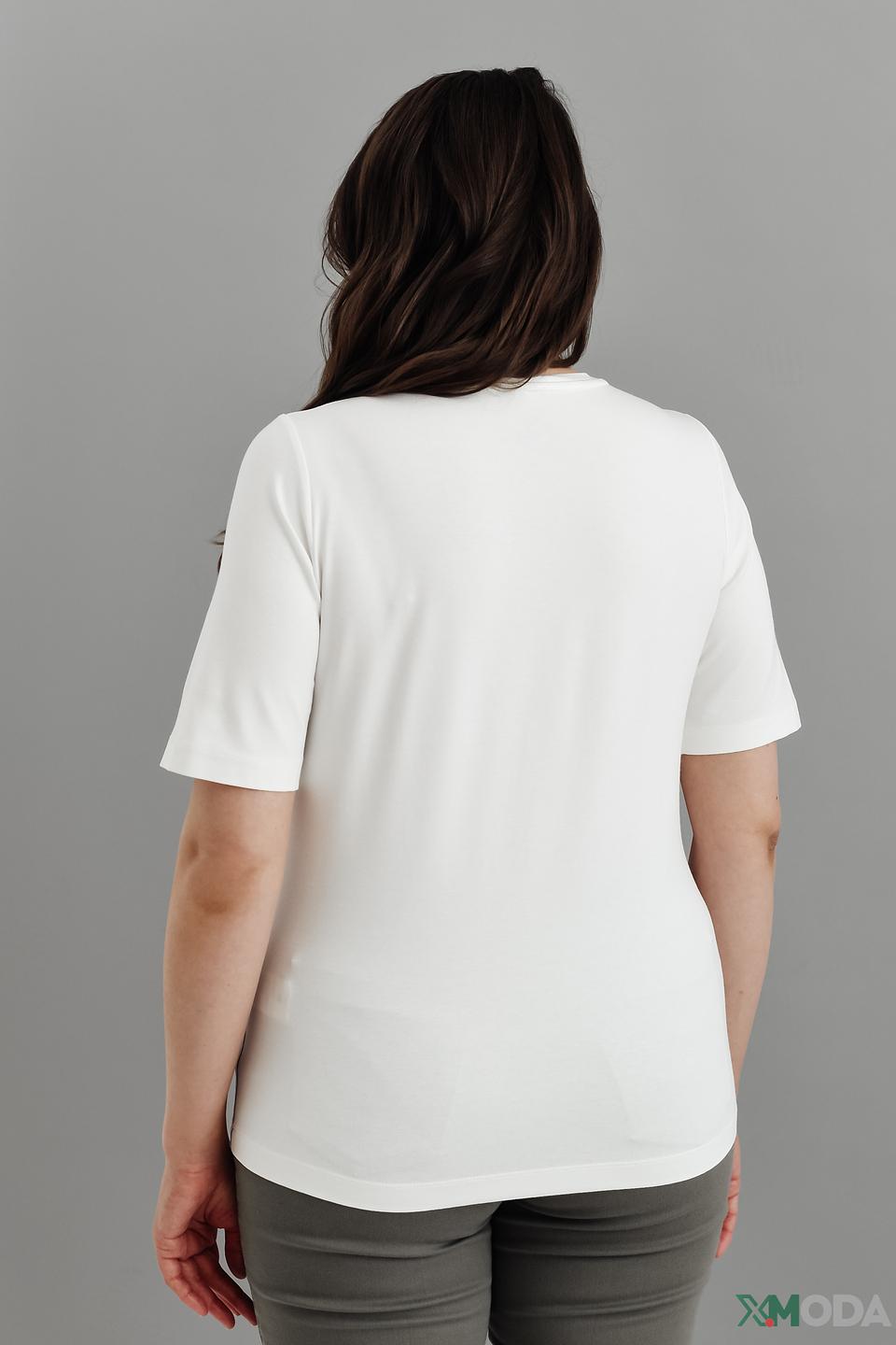 Футболка Rabe collection с принтом белый