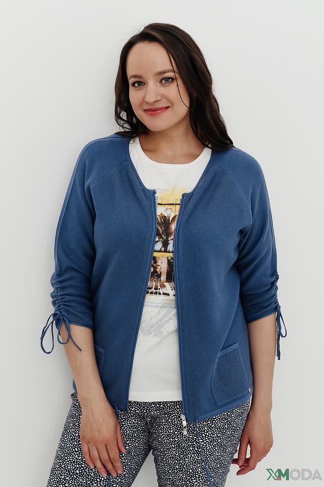 Жакет Rabe collection синий с завязками