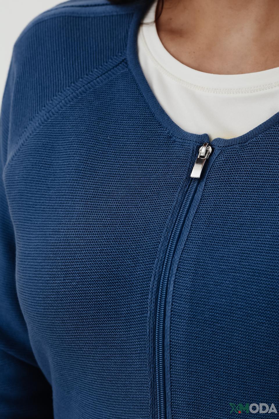 Жакет Rabe collection синий с завязками