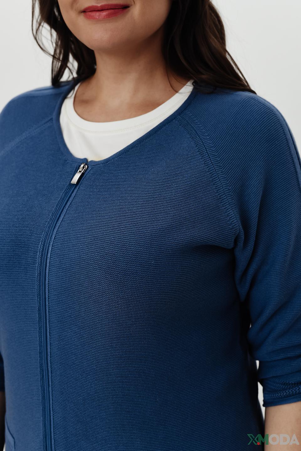 Жакет Rabe collection синий с завязками