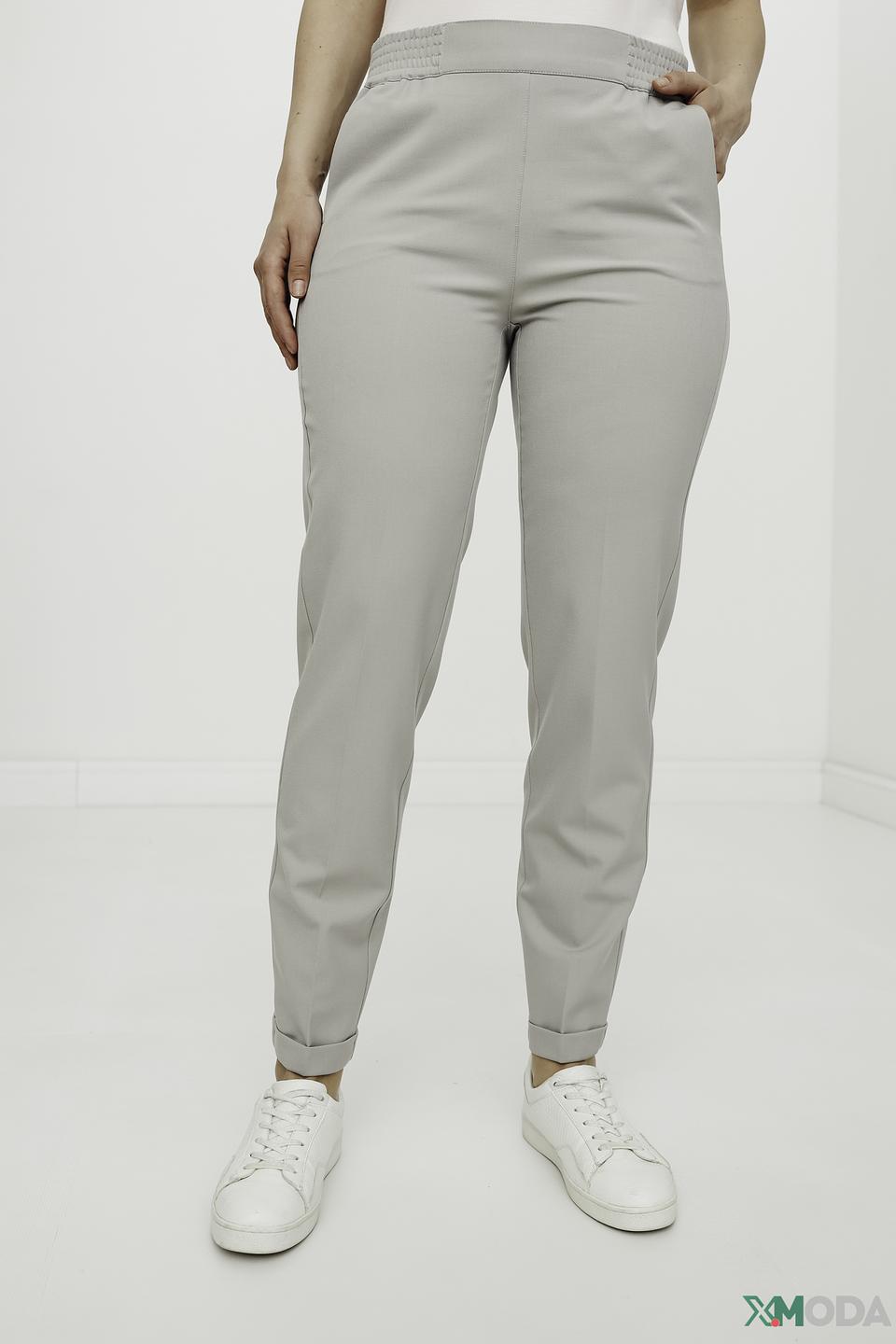 Брюки Eugen Klein серые с манжетами