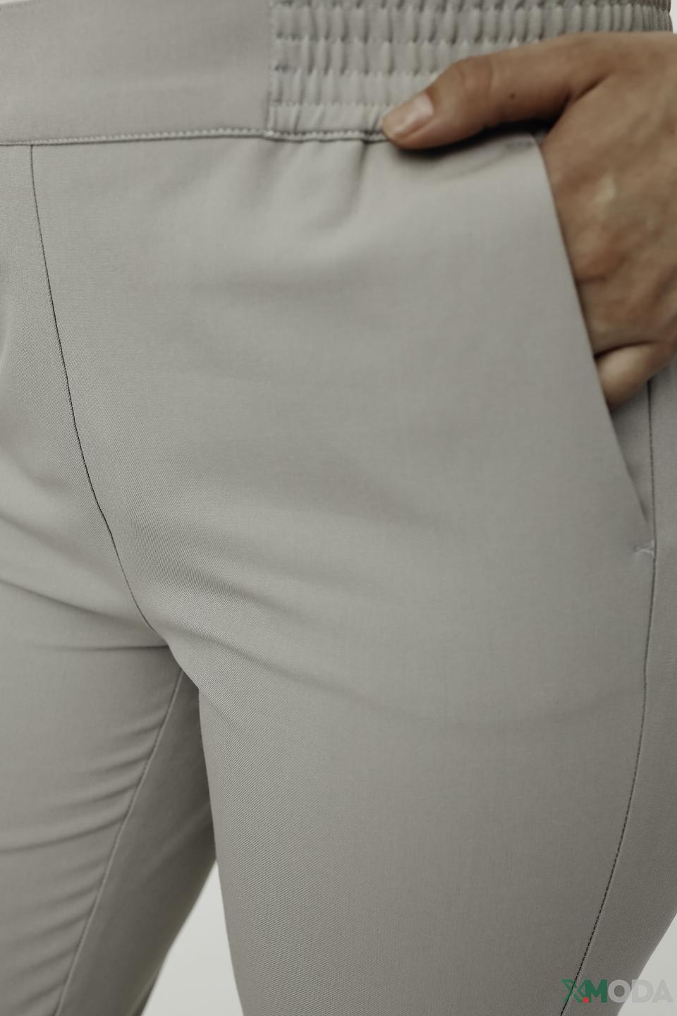 Брюки Eugen Klein серые с манжетами