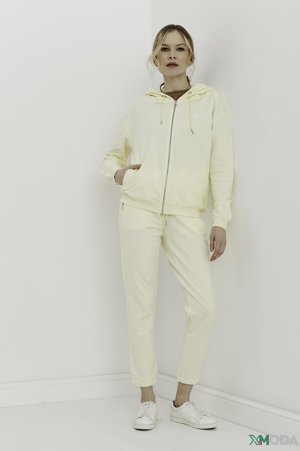 Жакет Angels с капюшоном бледно-жёлтый