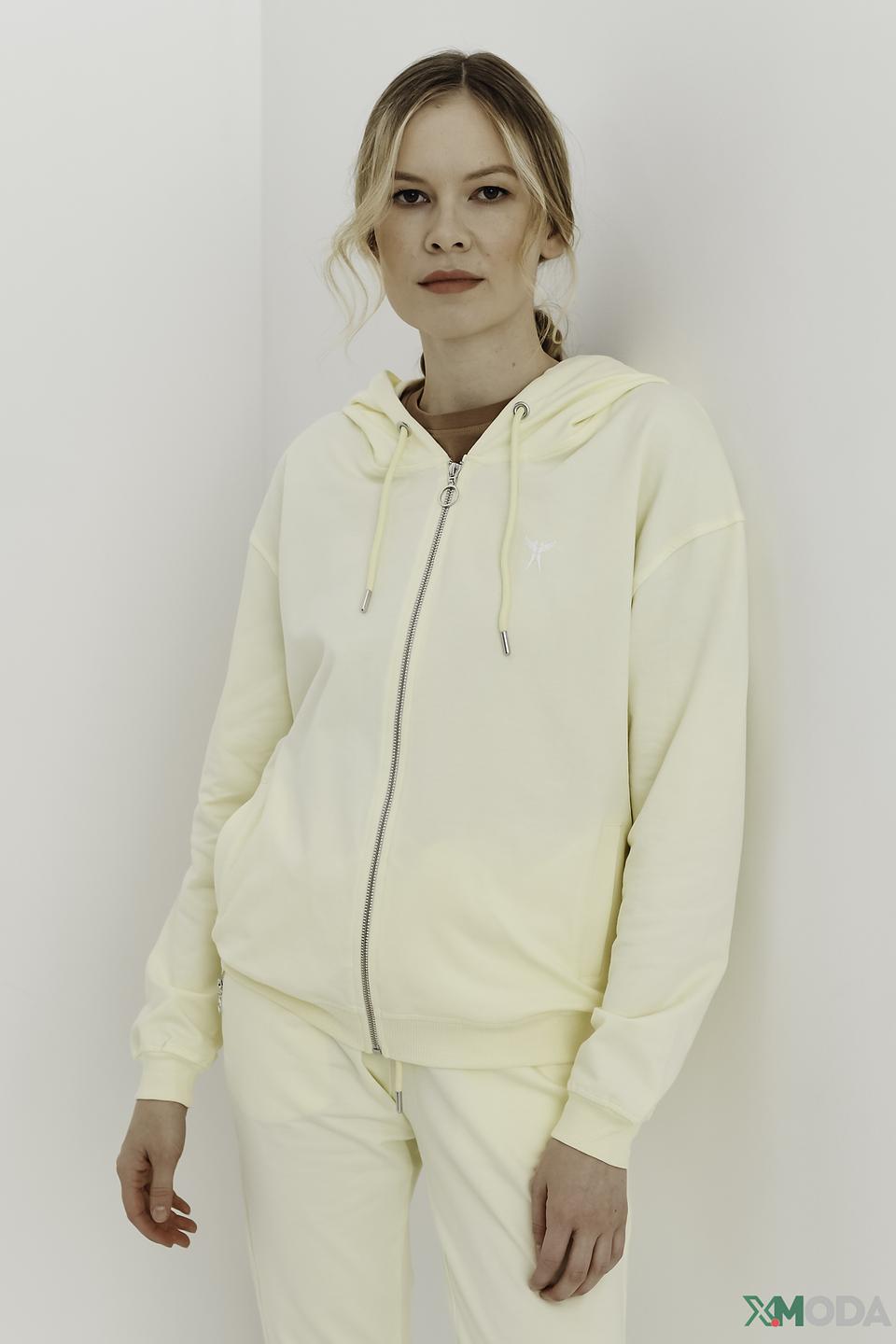 Жакет Angels с капюшоном бледно-жёлтый