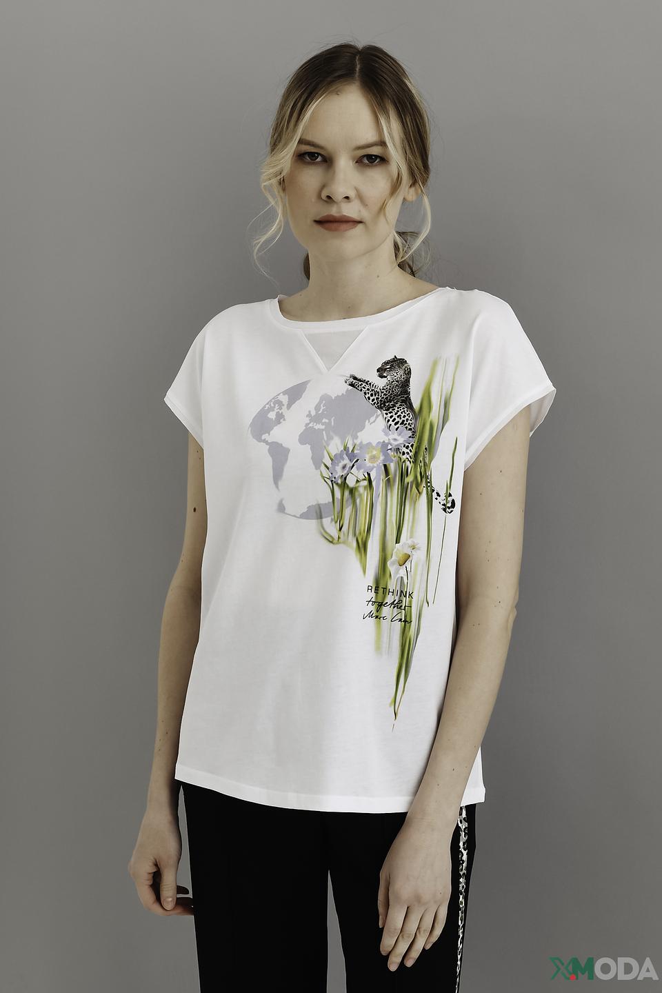 Футболка Marc Cain с принтом