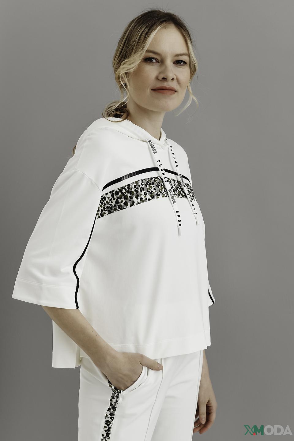 Пуловер Marc Cain Sports белый