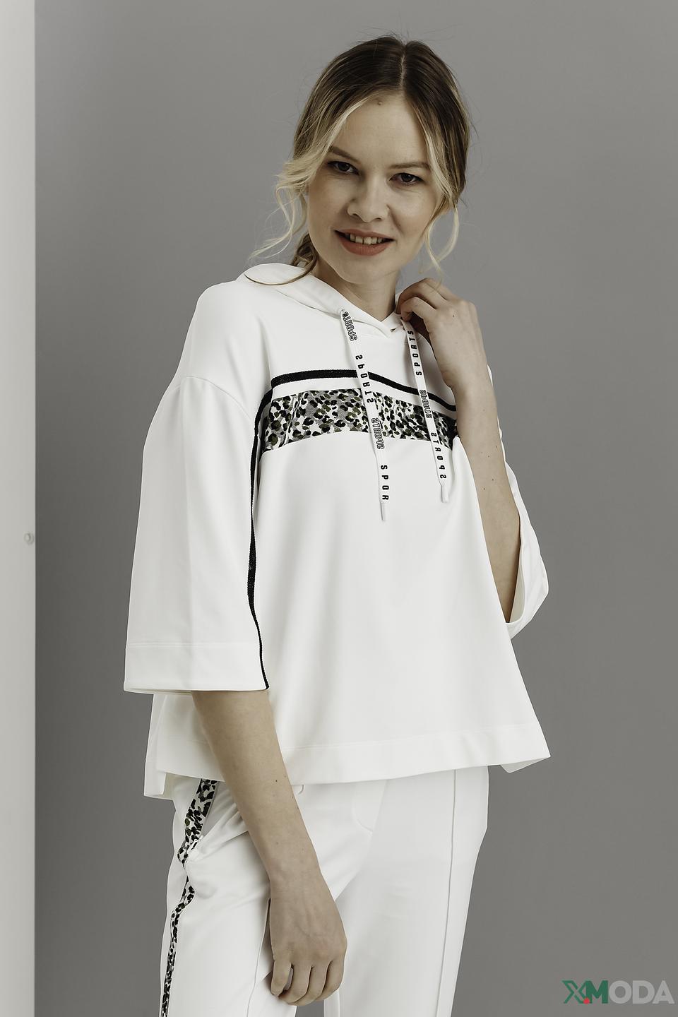 Пуловер Marc Cain Sports белый