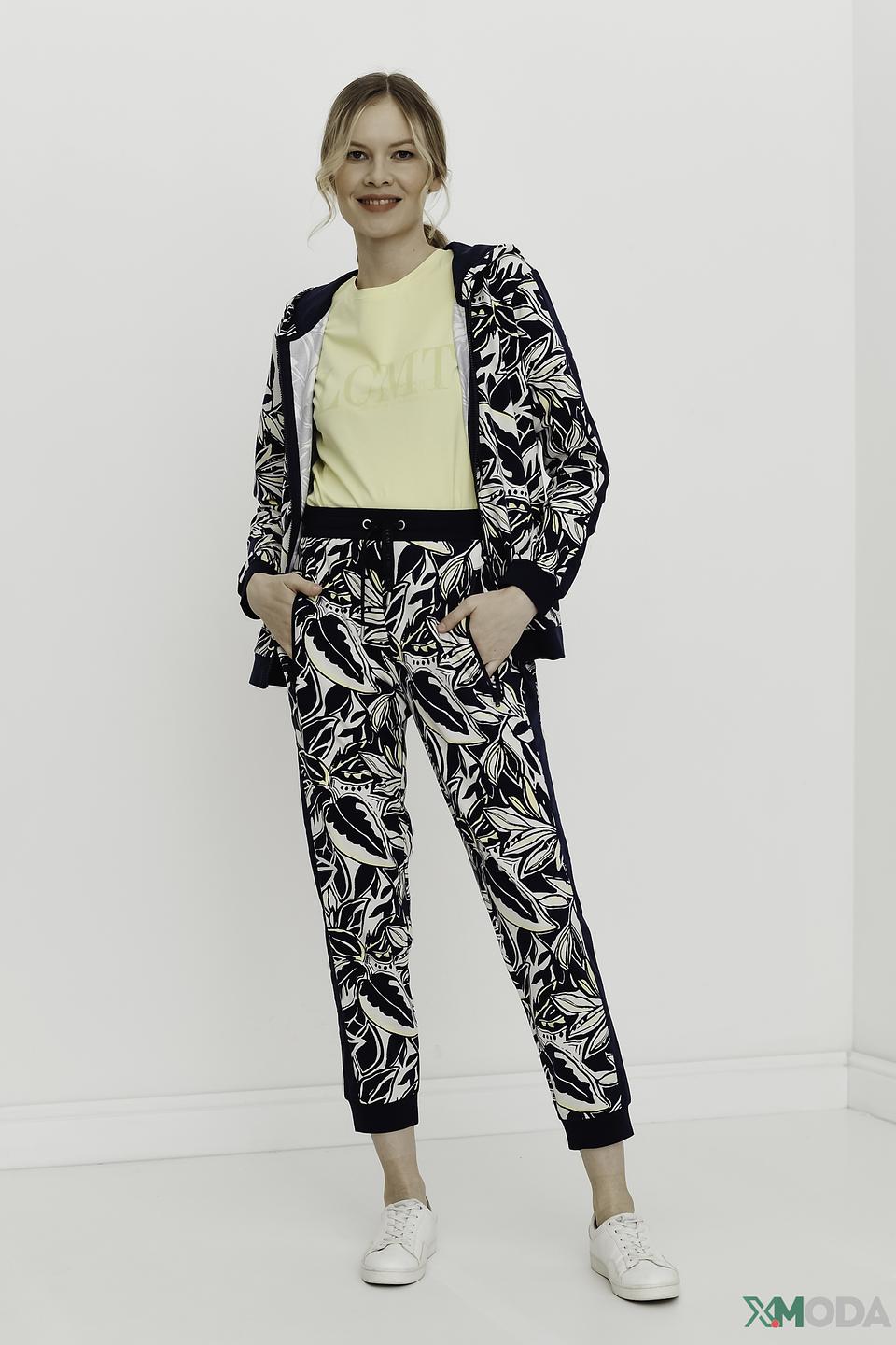 Футболка Lecomte с логотипом бледно-жёлтая