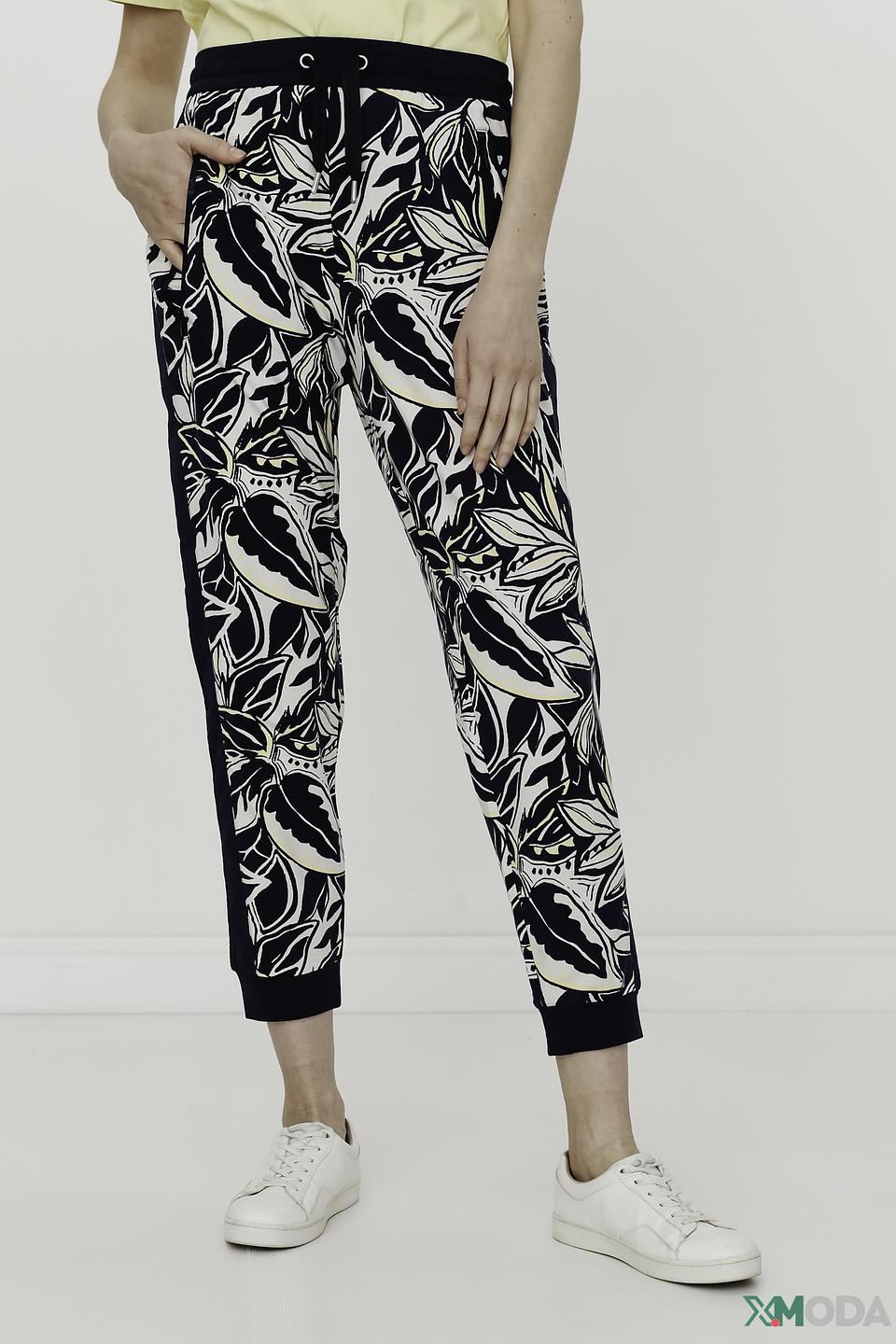 Брюки Lecomte с тропическим принтом