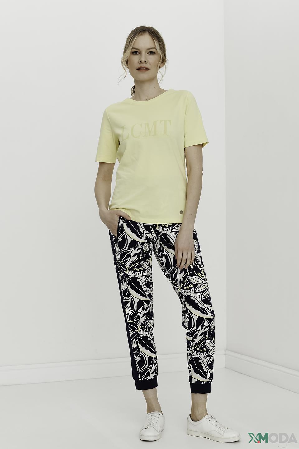 Брюки Lecomte с тропическим принтом