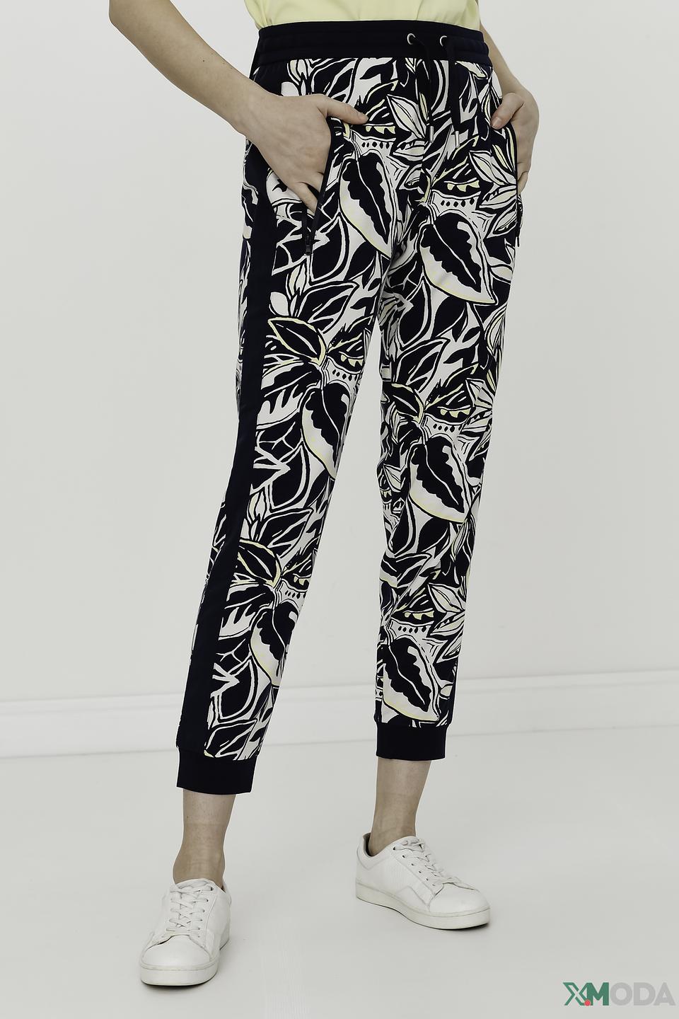 Брюки Lecomte с тропическим принтом