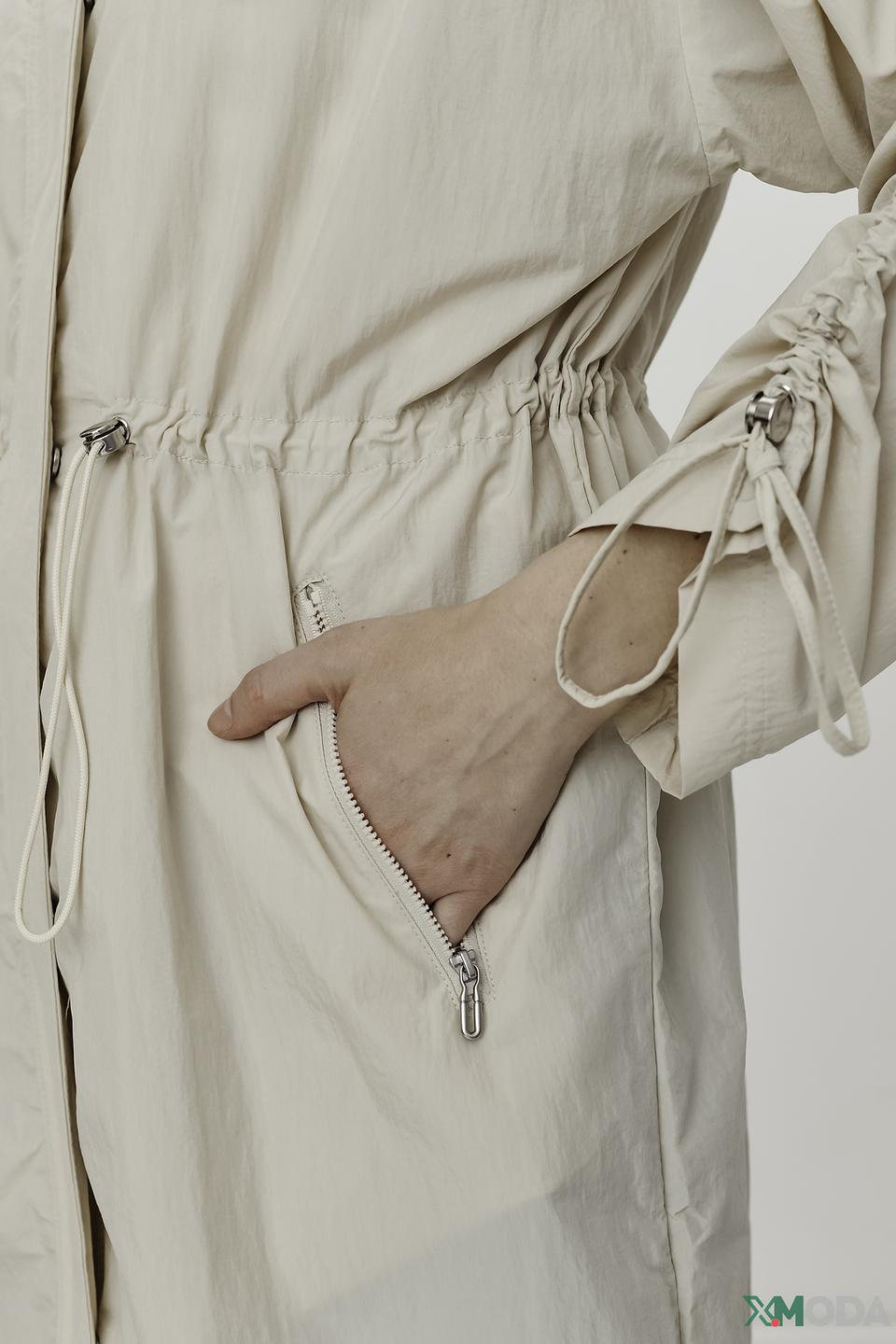 Плащ Tom Tailor бежевый с рукавами-фонариками