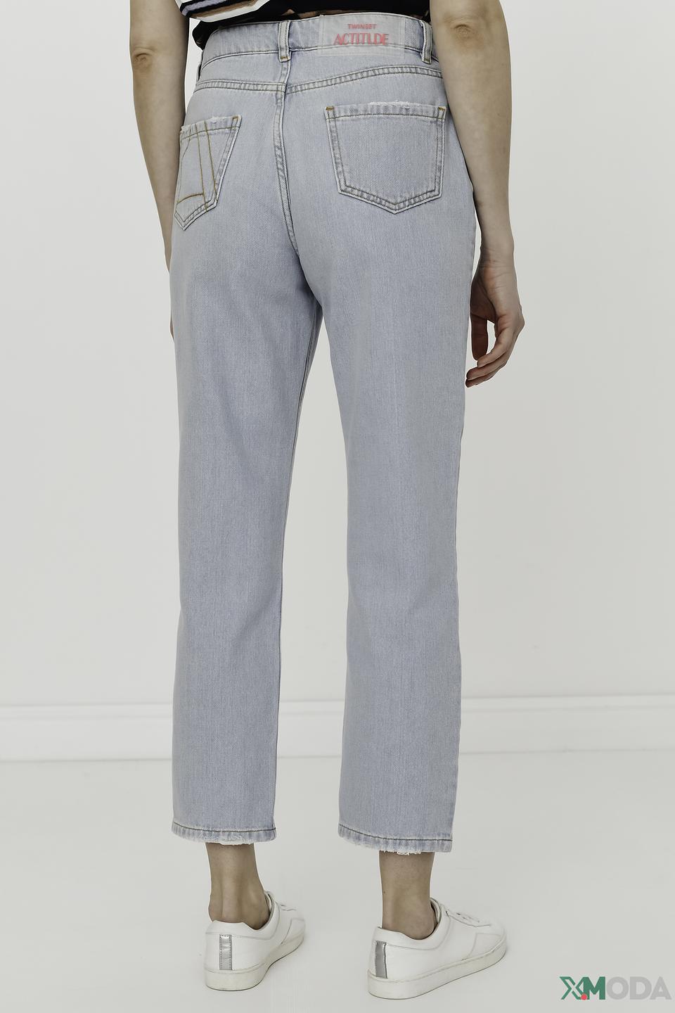 Джинсы Twin Set голубые прямые