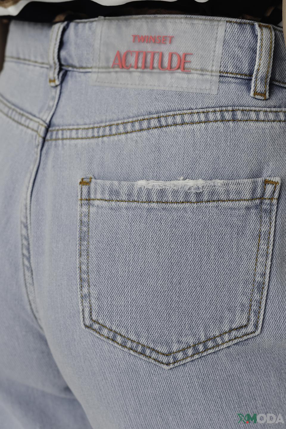 Джинсы Twin Set голубые прямые