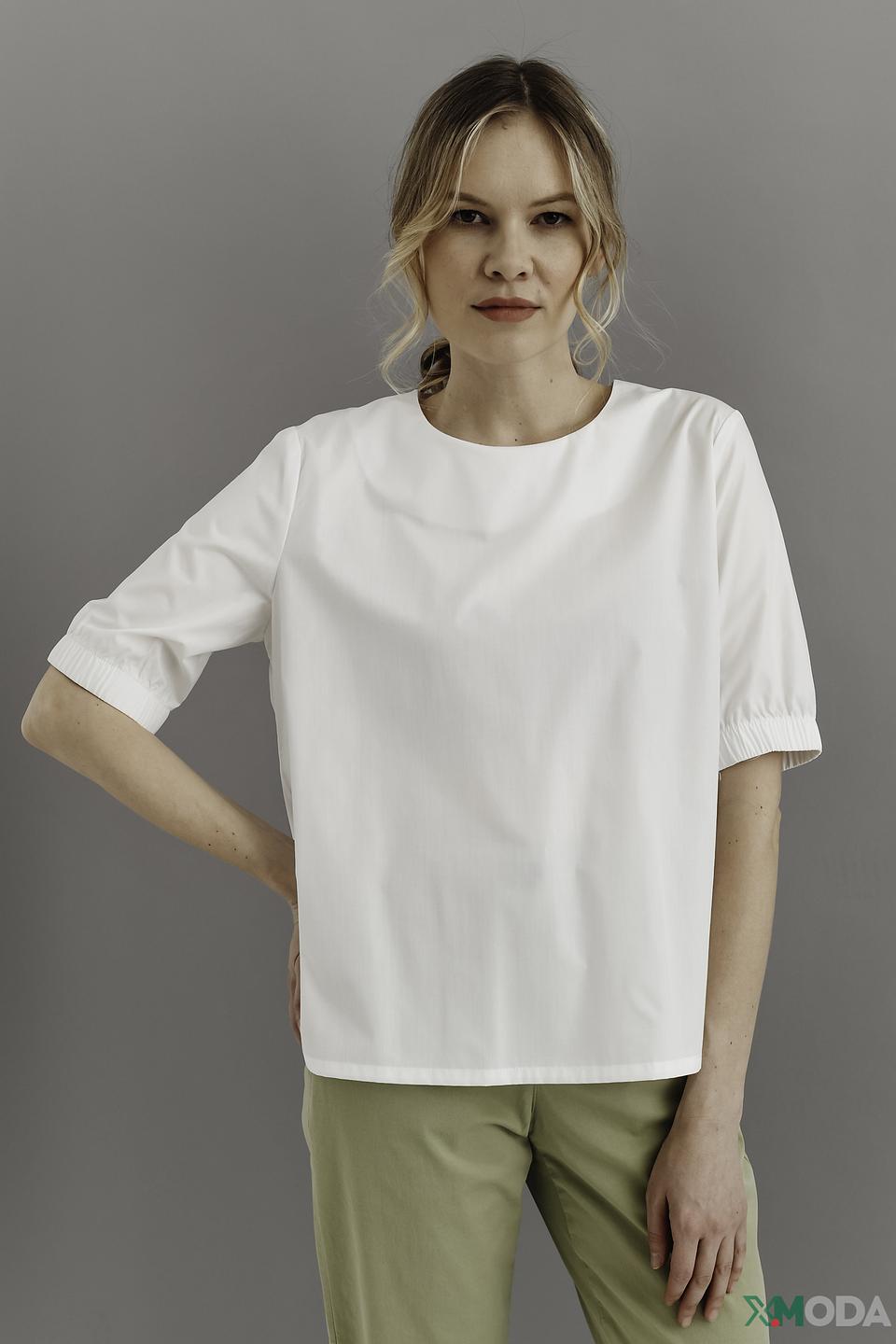 Блуза Apart женская белая с рукавом 3/4