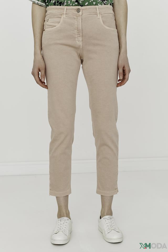 Джинсы Zerres персиковые с манжетами