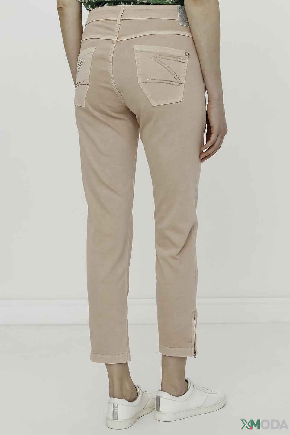 Джинсы Zerres персиковые с манжетами