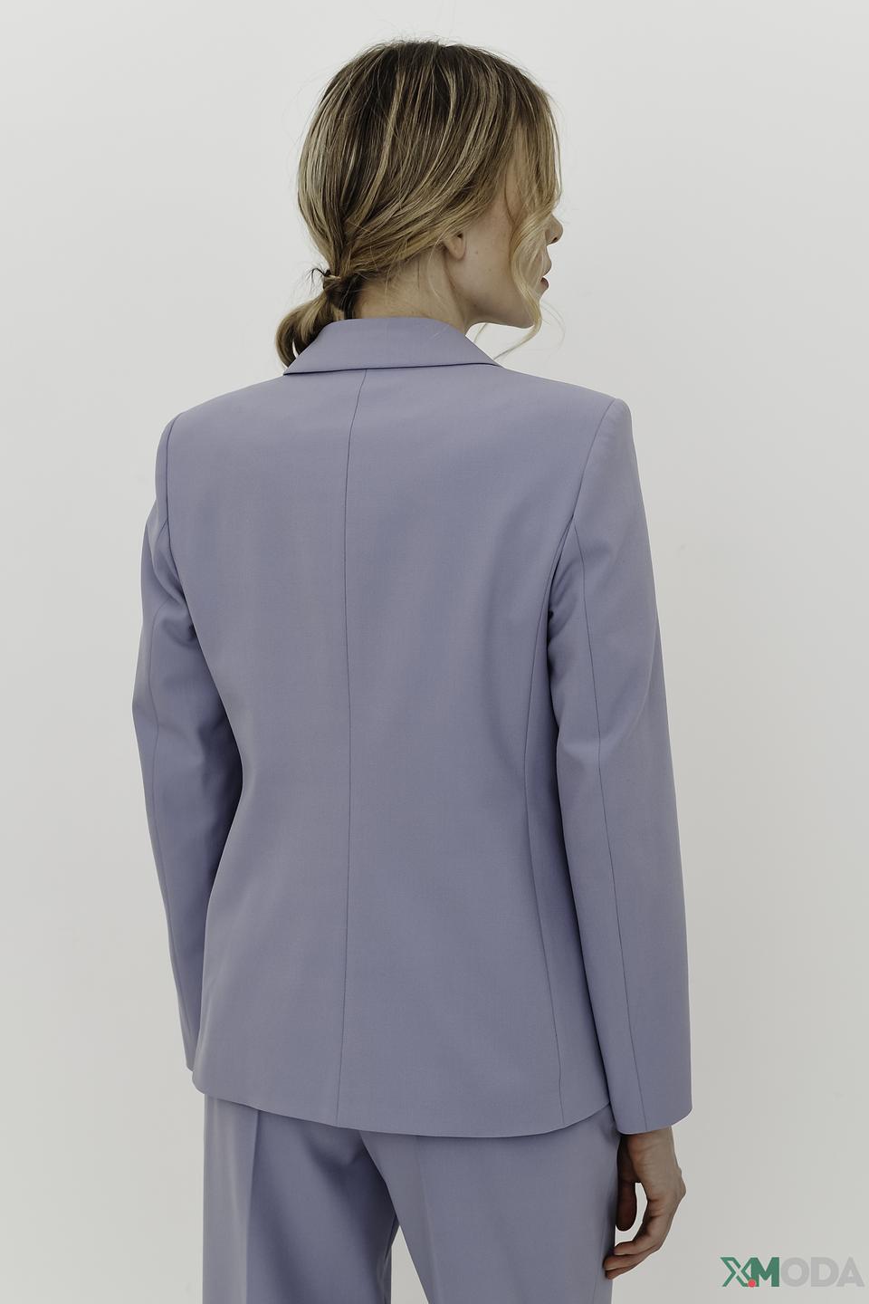 Жакет Luisa Cerano голубой приталенный