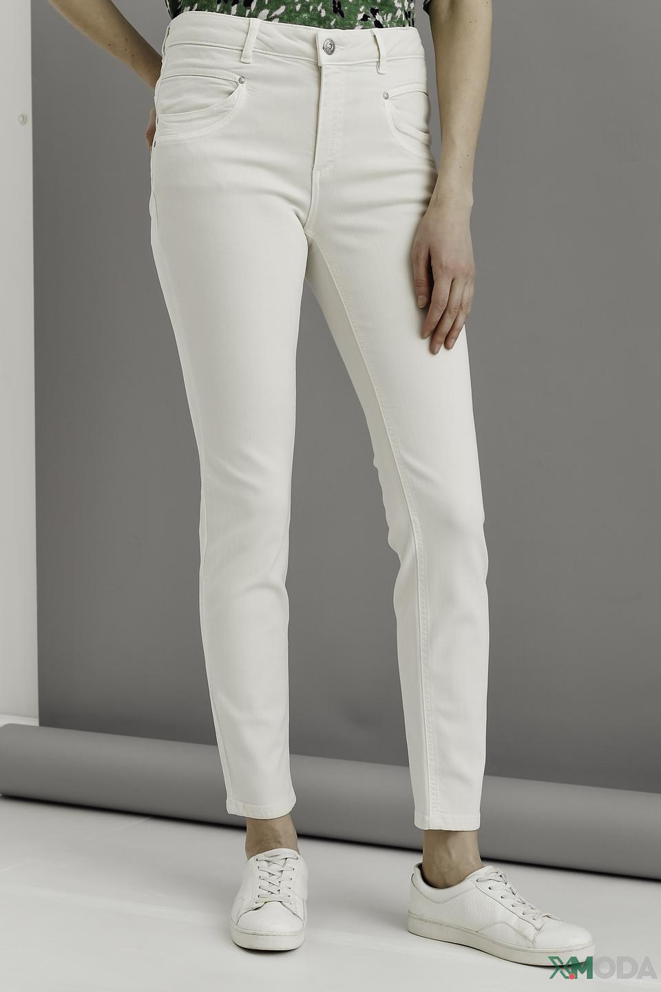 Джинсы Oui Slim Fit белые