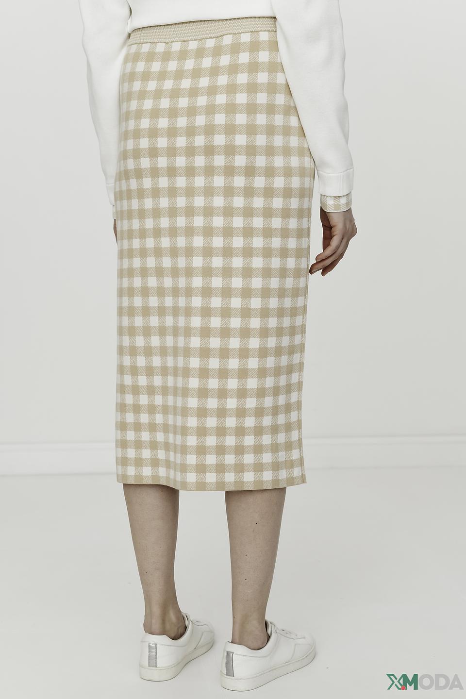 Юбка Oui в клетку миди