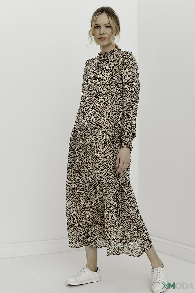 Платье Oui с леопардовым принтом
