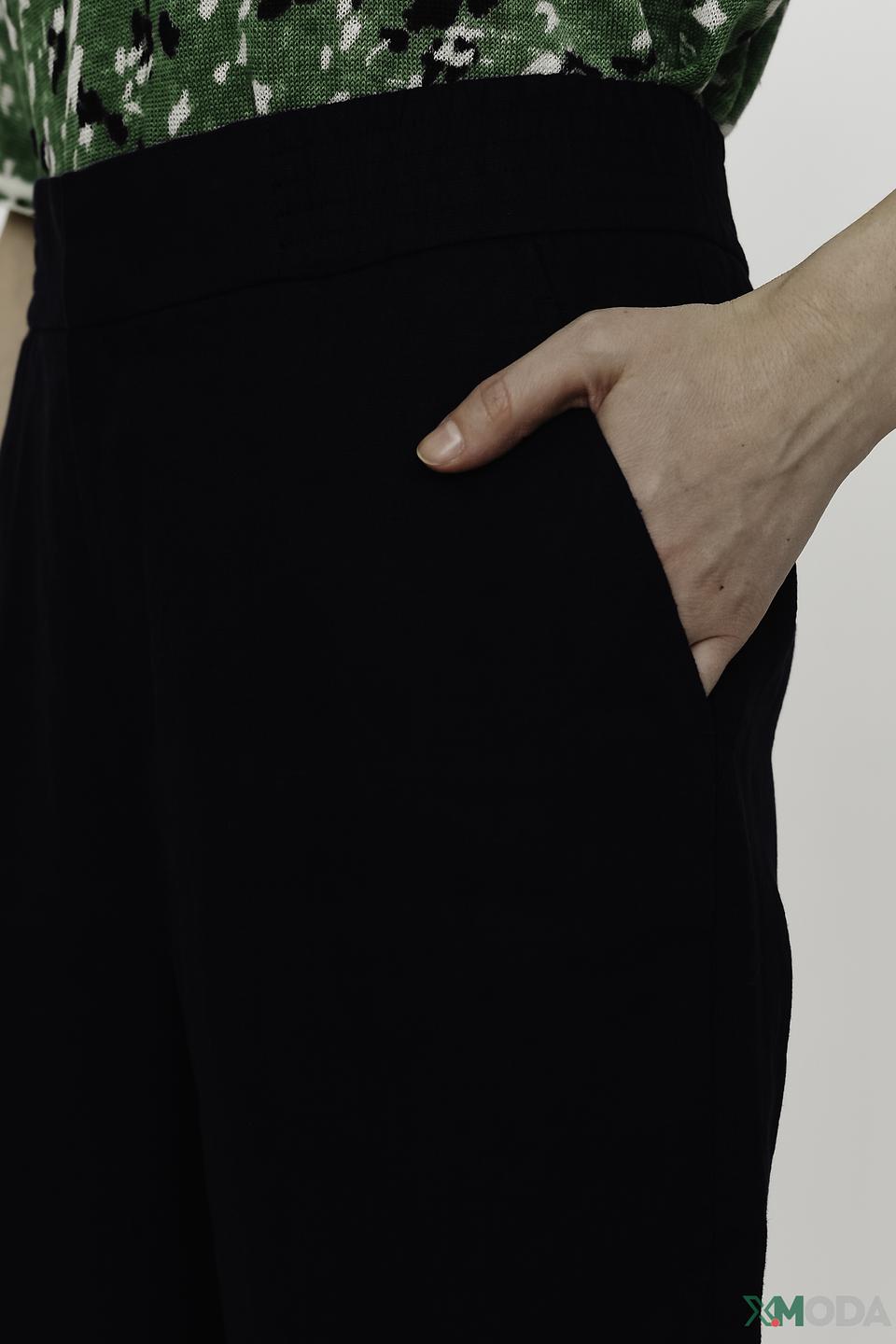 Брюки Oui чёрные прямые