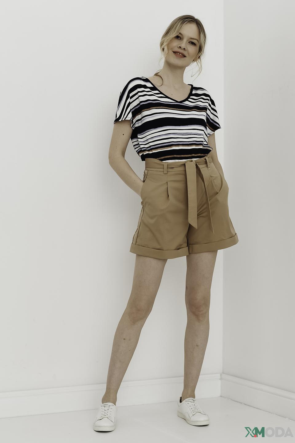 Пуловер Marc Cain в полоску